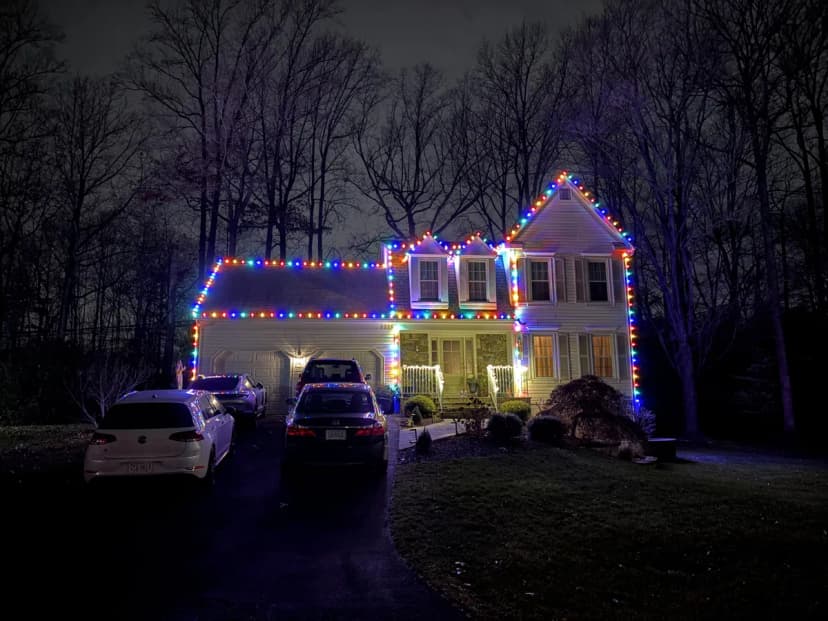 Christmas light installation in Arlington, Virginia by Light DMV — professional holiday lighting service