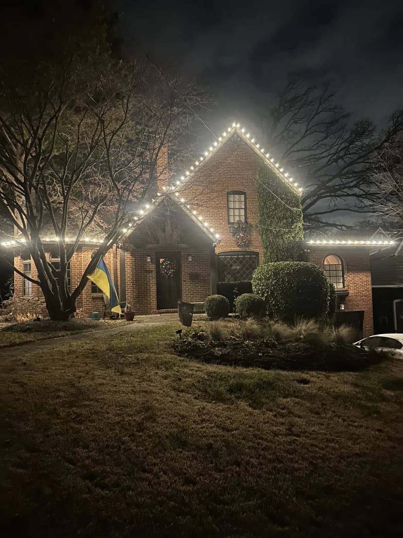 Christmas light installation in Arlington, Virginia by Light DMV — professional holiday lighting service