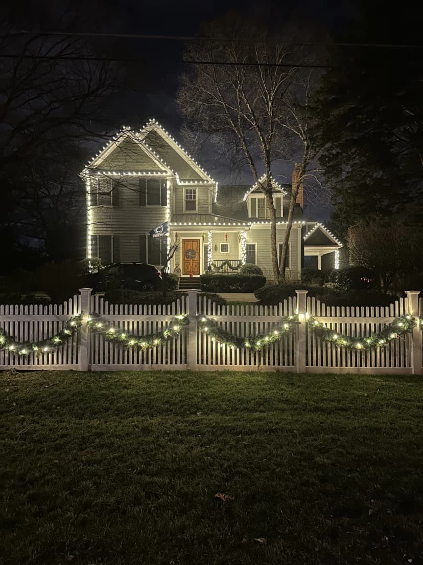 Christmas light installation in Arlington, Virginia by Light DMV — professional holiday lighting service