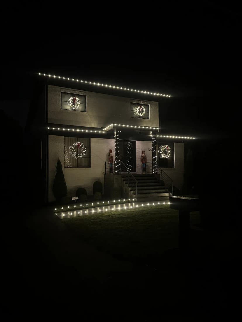 Christmas light installation in Arlington, Virginia by Light DMV — professional holiday lighting service
