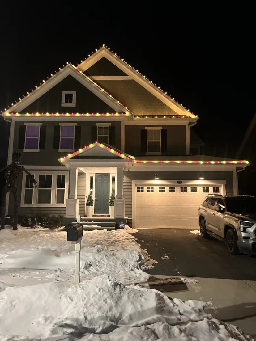 Christmas light installation in Georgetown, Washington, DC by Light DMV — professional holiday lighting service