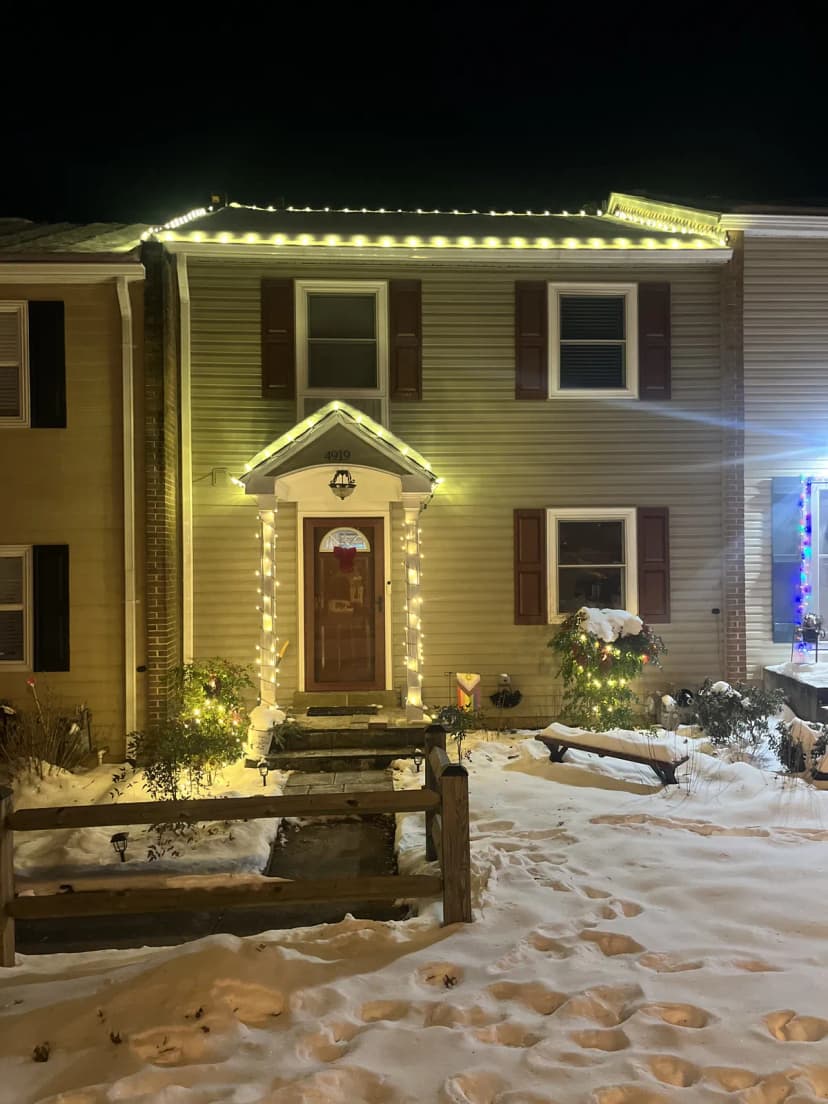 Christmas light installation in Georgetown, Washington, DC by Light DMV — professional holiday lighting service