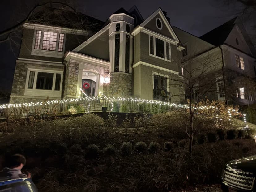 Christmas light installation in Great Falls, Virginia by Light DMV — professional holiday lighting service