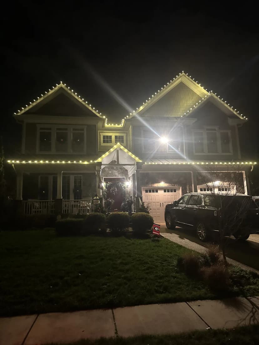 Christmas light installation in McLean, Virginia by Light DMV — professional holiday lighting service