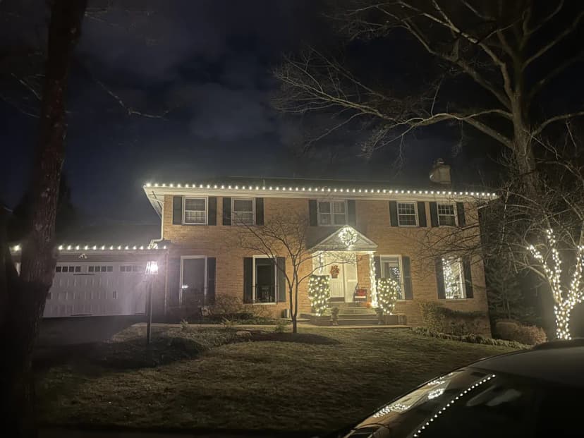 Christmas light installation in McLean, Virginia by Light DMV — professional holiday lighting service
