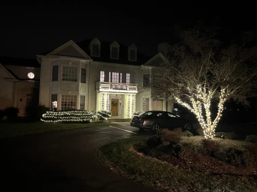 Christmas light installation in Potomac, Maryland by Light DMV — professional holiday lighting service