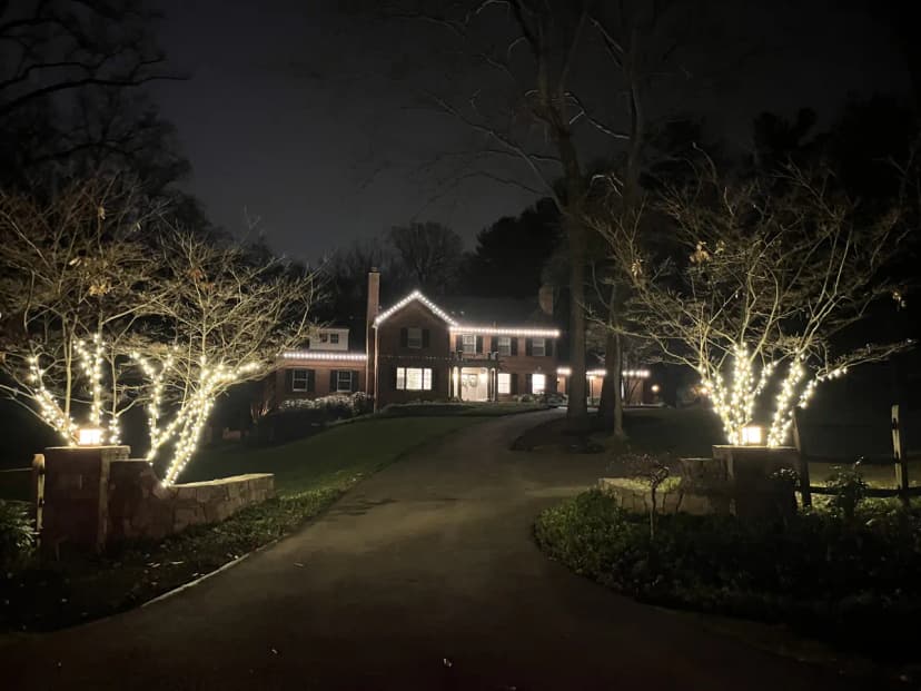 Christmas light installation in Potomac, Maryland by Light DMV — professional holiday lighting service