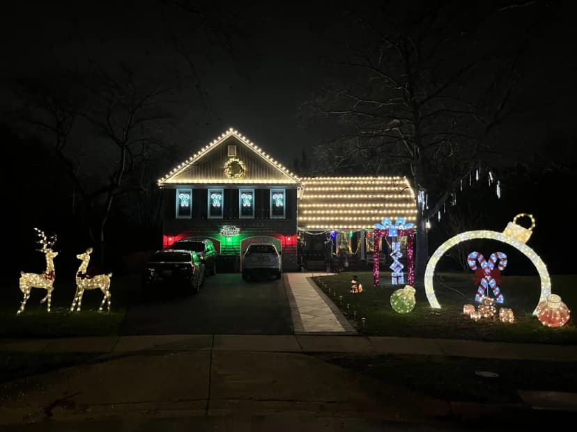 Christmas light installation in Potomac, Maryland by Light DMV — professional holiday lighting service