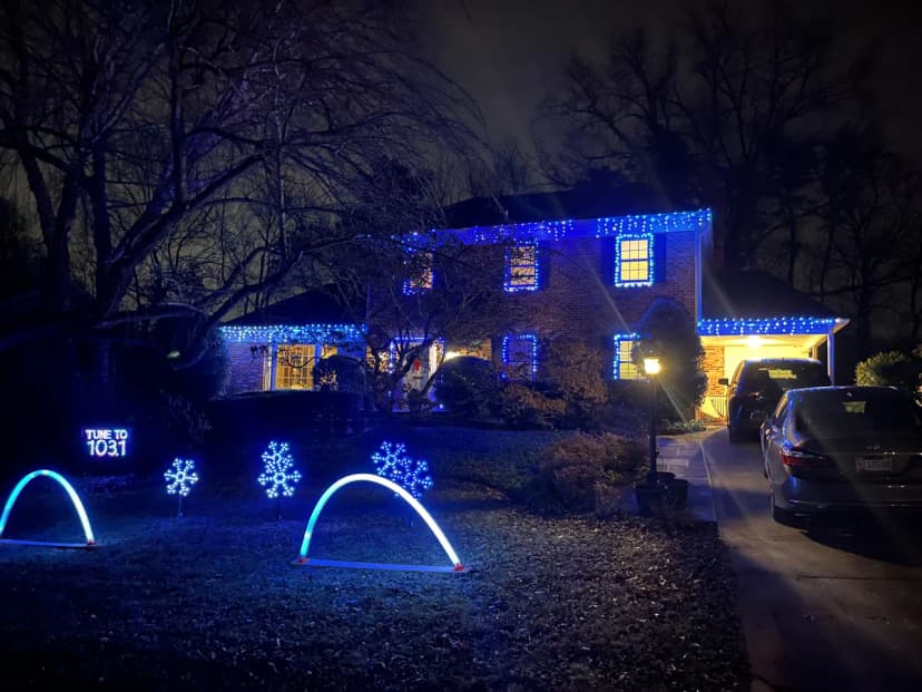 Christmas light installation in Potomac, Maryland by Light DMV — professional holiday lighting service
