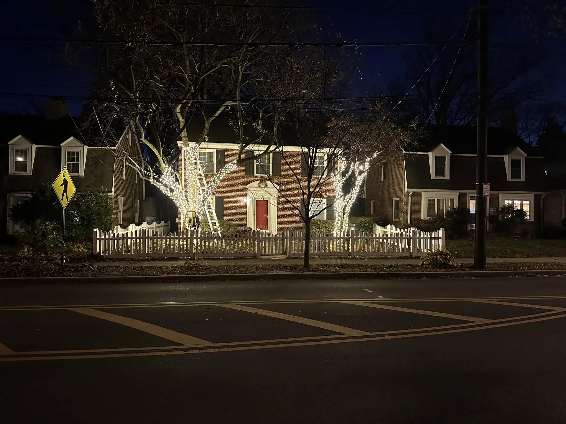 Christmas light installation in Tenleytown, Washington, DC by Light DMV — professional holiday lighting service