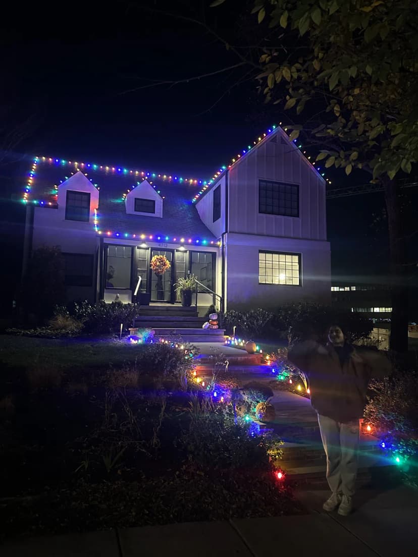 Christmas light installation in Tenleytown, Washington, DC by Light DMV — professional holiday lighting service