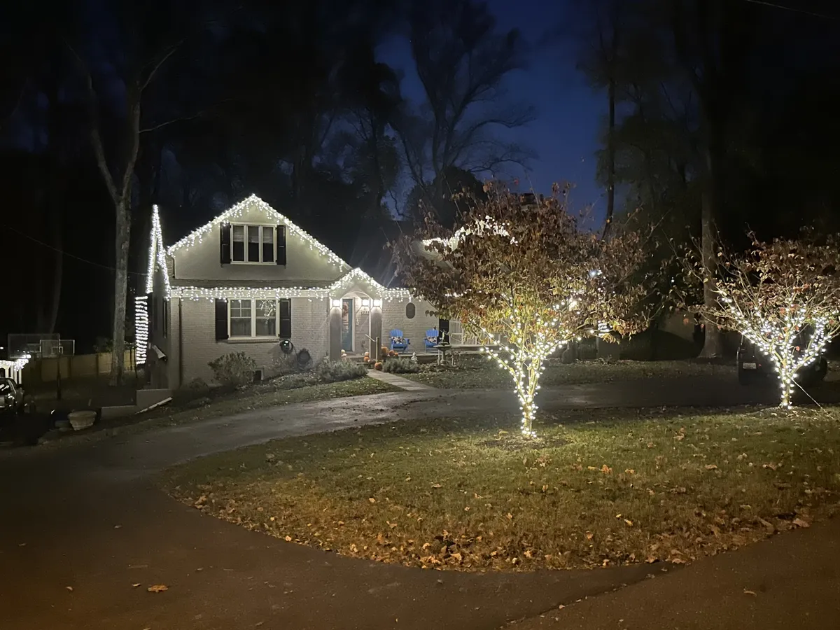 Christmas light installation in Bethesda, MD — LightDMV