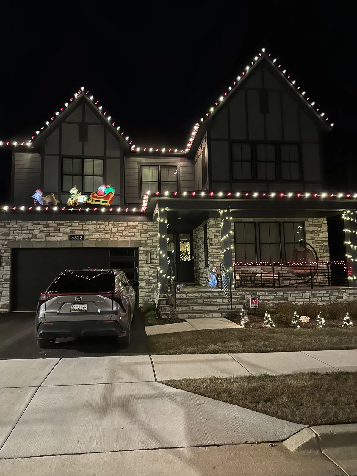 Christmas light installation in Bethesda, MD — LightDMV