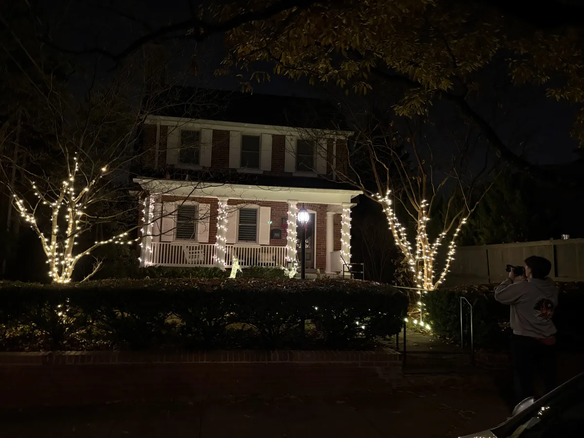 Christmas light installation in Chevy Chase, DC — LightDMV