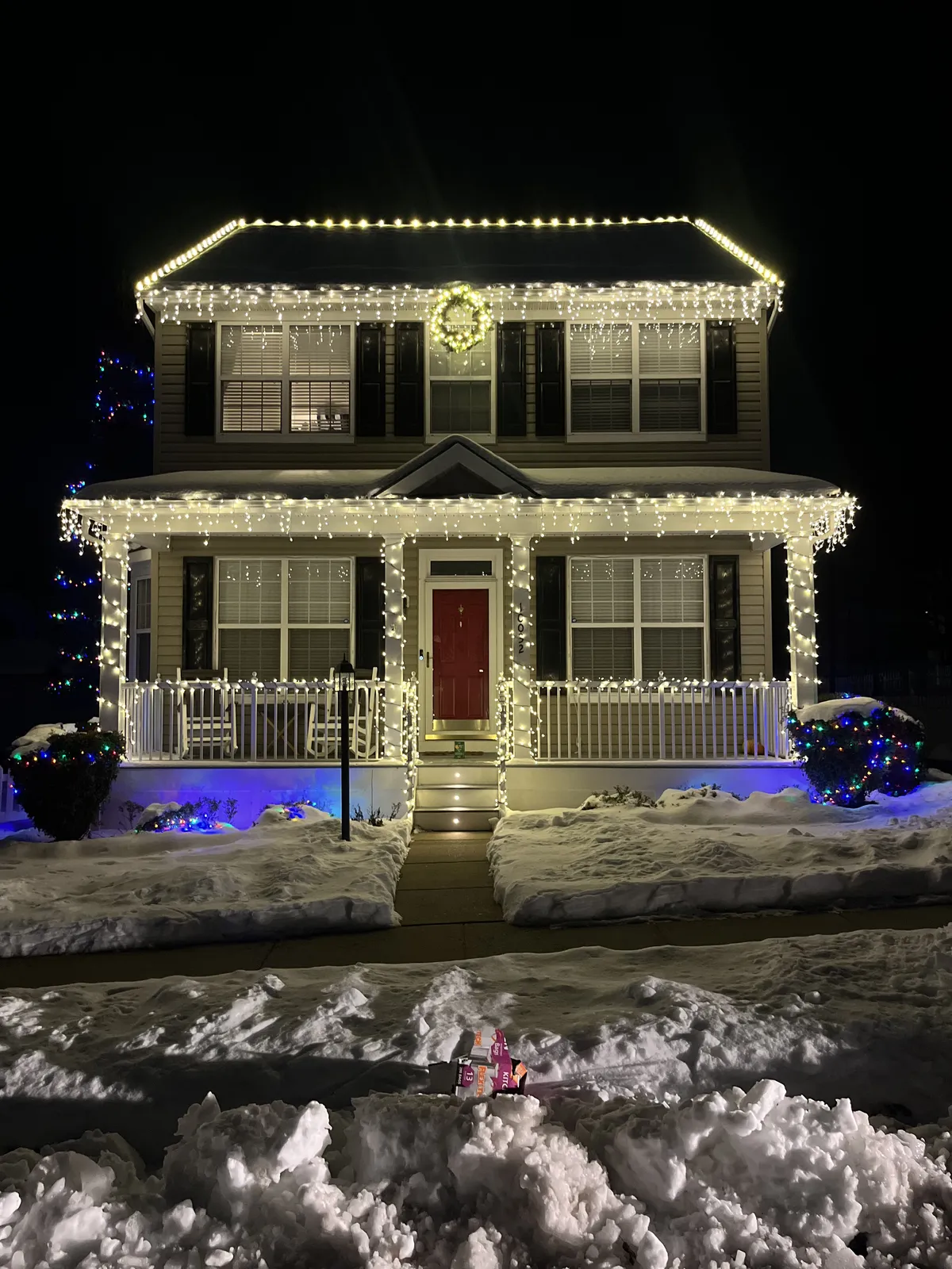 Christmas light installation in Fairfax, VA — LightDMV