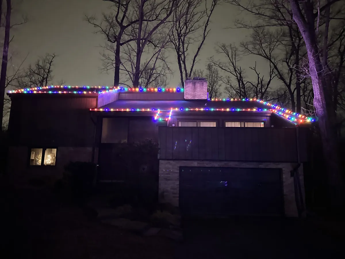 Christmas light installation in Herndon, VA — LightDMV