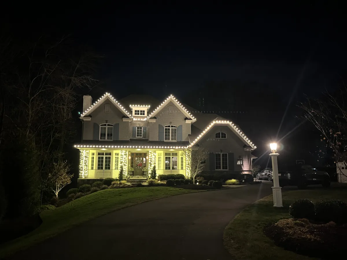 Christmas light installation in McLean, VA — LightDMV