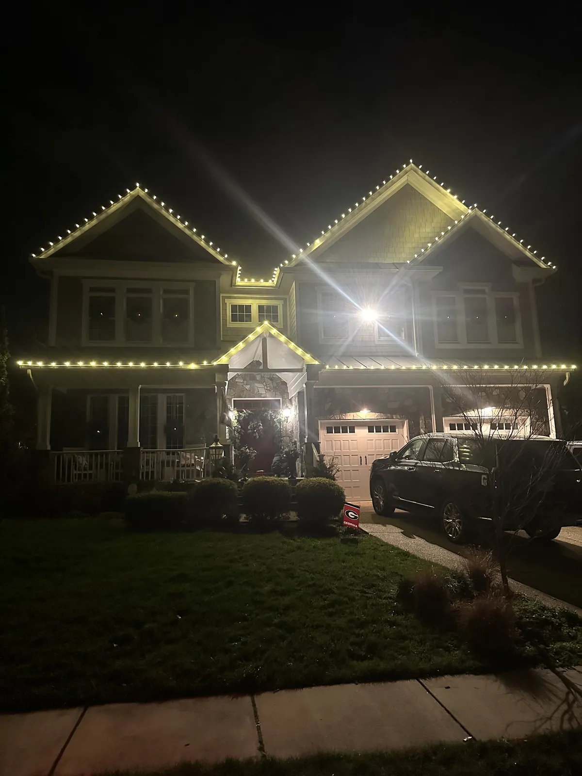 Christmas light installation in McLean, VA — LightDMV