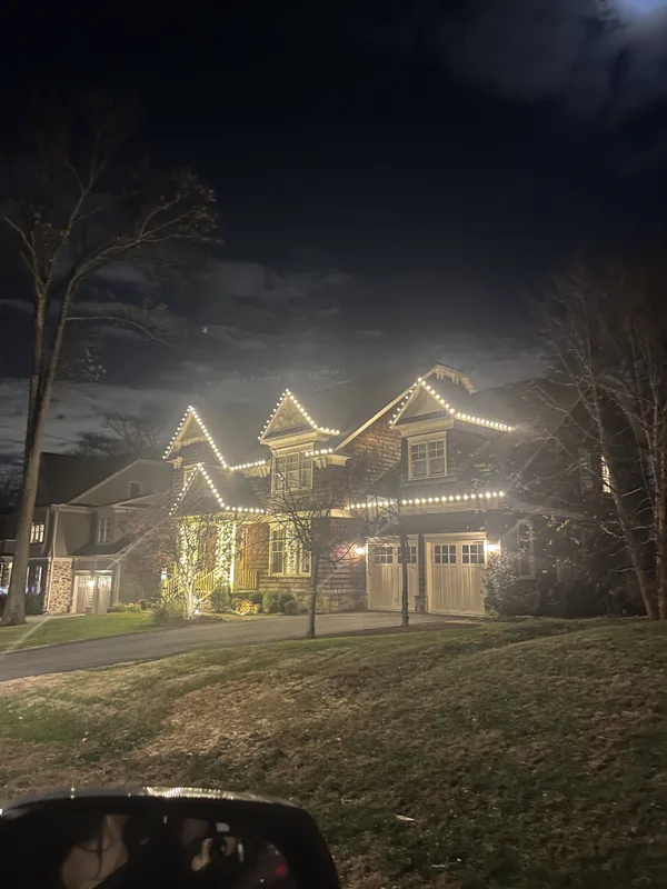 Christmas light installation in North Potomac, MD — LightDMV