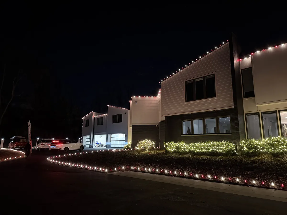 Christmas light installation in North Potomac, MD — LightDMV