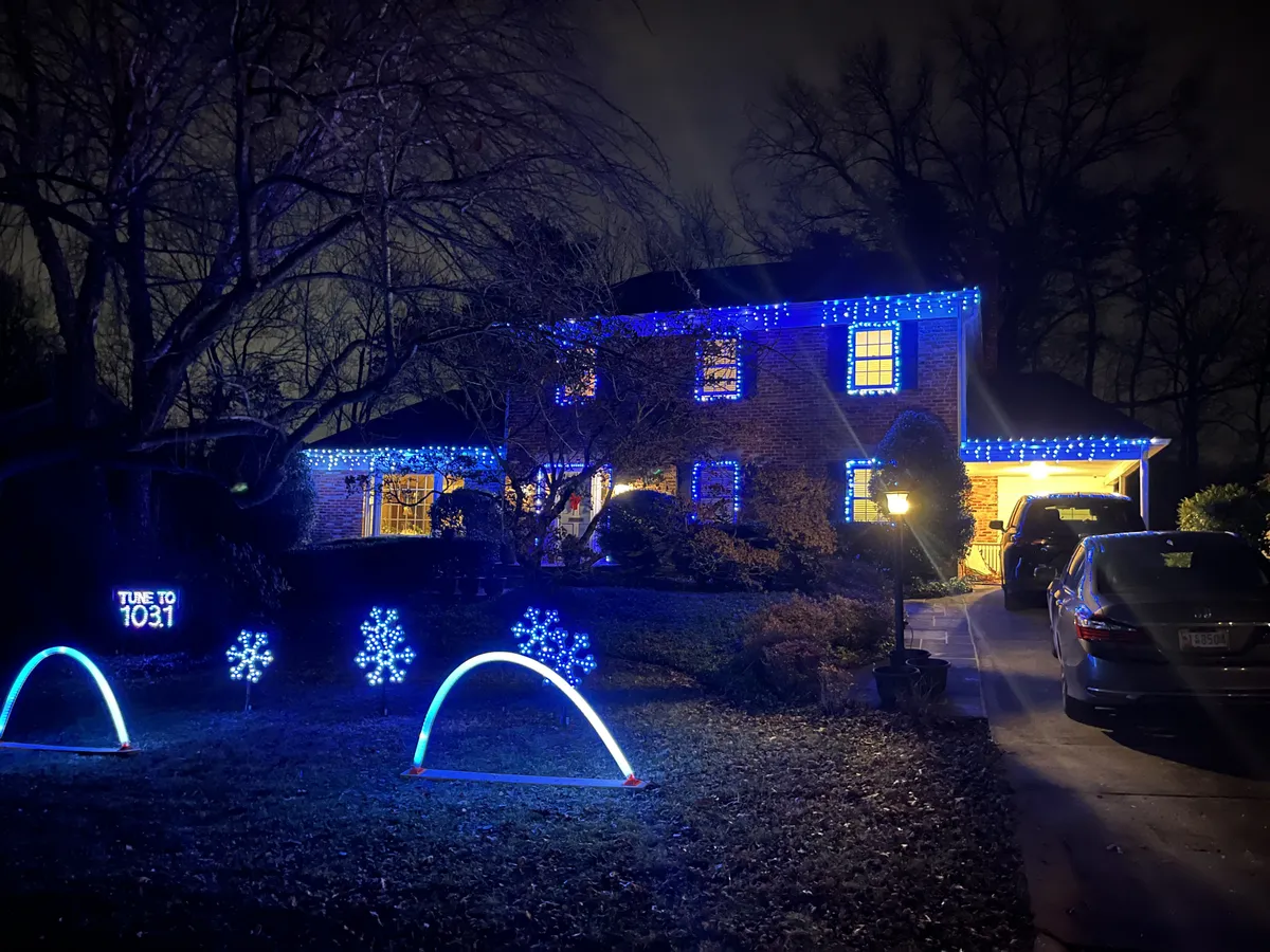 Christmas light installation in Potomac, MD — LightDMV