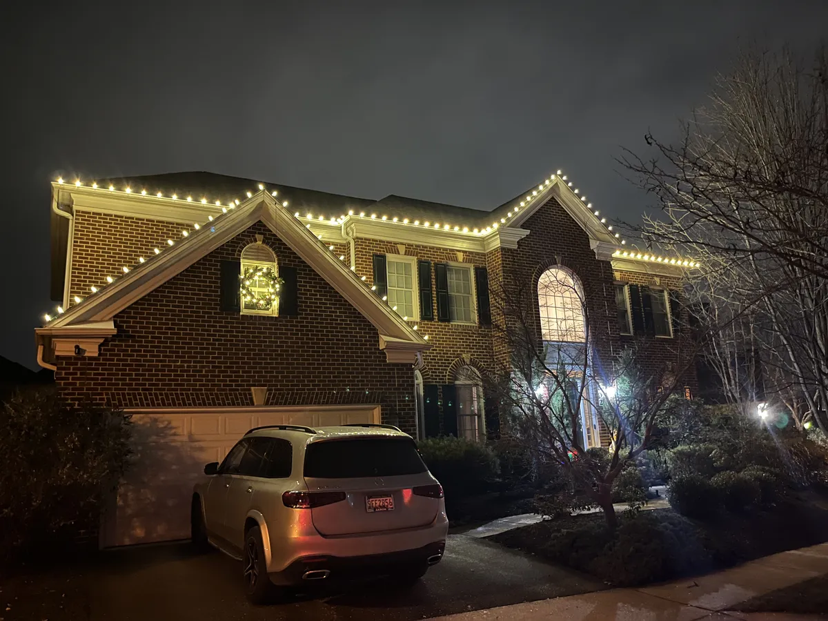 Christmas light installation in Rockville, MD — LightDMV