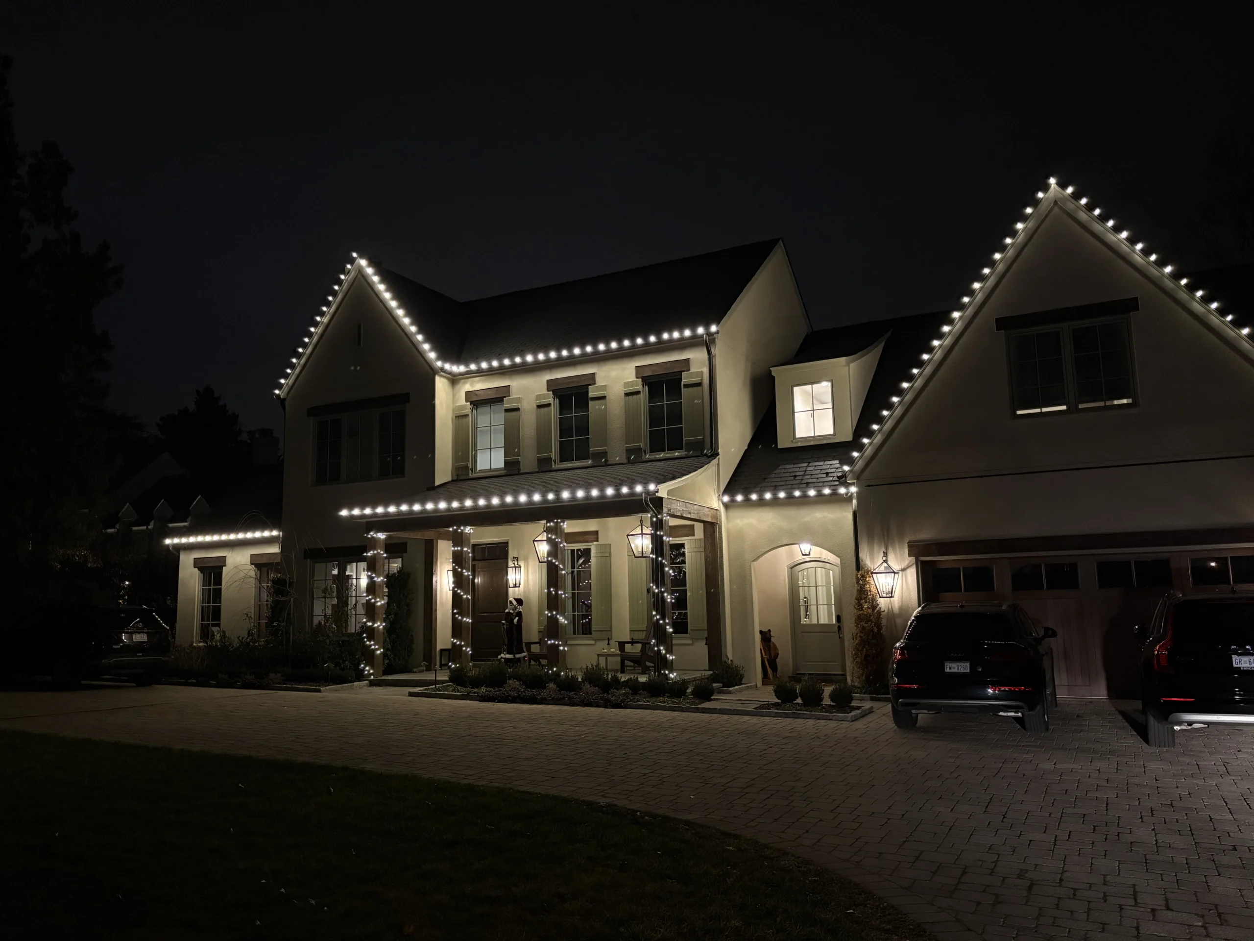 LightDMV holiday lighting Northwest Washington DC house